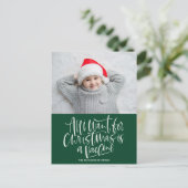 Grün Alles, was ich zu Weihnachten Gewollt habe, i (Stehend Vorderseite)