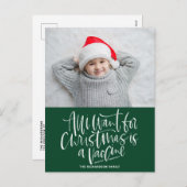 Grün Alles, was ich zu Weihnachten Gewollt habe, i (Vorne/Hinten)