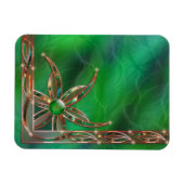 Grün als flexibler Grasmagnet Magnet (Horizontal)