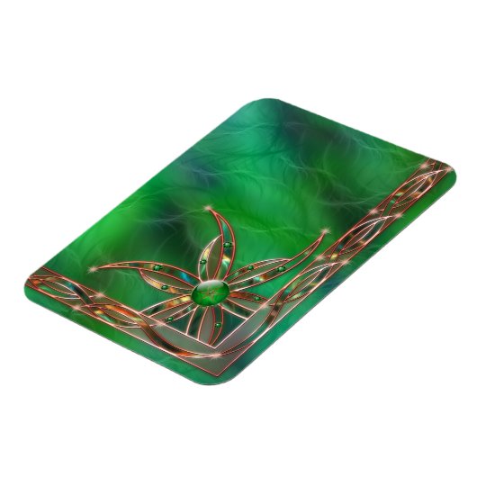 Grün als flexibler Grasmagnet Magnet (Linke Seite)