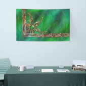 Grün als Grasbanner Banner (Messeveranstaltung)