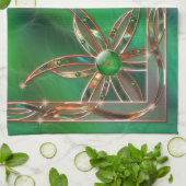 Grün als grasbedecktes Küchentuch (Gefaltet)