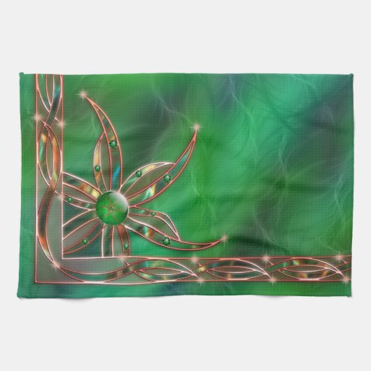 Grün als grasbedecktes Küchentuch (Horizontal)