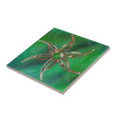 Grün als grasdekorative Schicht Fliese (Seite)