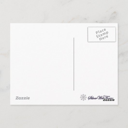 Grün als Graspostkarte Postkarte (Rückseite)