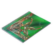 Grün als Grass-Notebook Notizblock (Linke Seite)