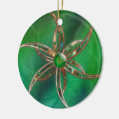 Grün als Grasschmuck Keramikornament (Links)