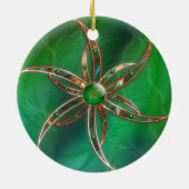 Grün als Grasschmuck Keramikornament (Hinten)