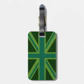 Grün Aquamarin Behalten Ruhe und erhalten Sie Ihre Gepäckanhänger (Rückseite vertikal)