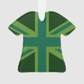 Grün Aquamarin Behalten Ruhe und erhalten Sie Ihre Ornament (Rückseite)