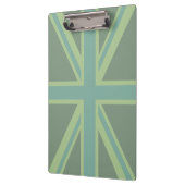 Grün Aquamarin Behalten Ruhe und Ihr Text Union Ja Klemmbrett (Links)