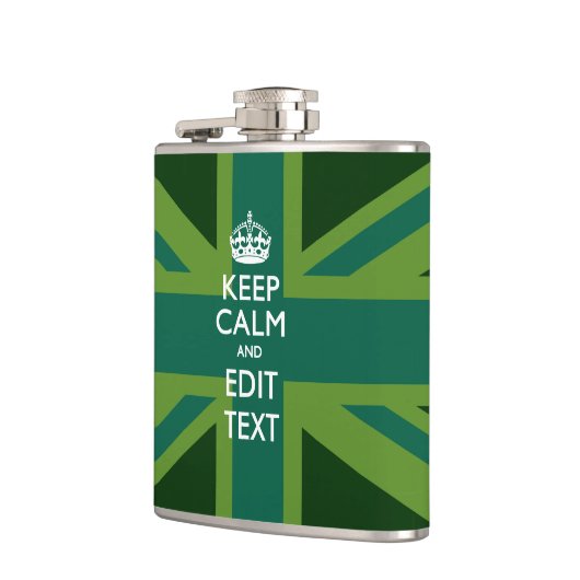 Grün Aquamarin Behalten Ruhe und lassen Sie Ihren Flachmann (Links)