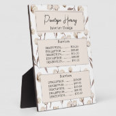 Grün Aquarell Rosa Schwarz Räume Design Fotoplatte (Seite)