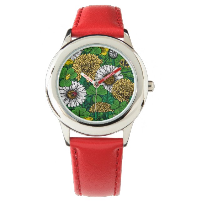 Grün Armbanduhr (Vorderseite)