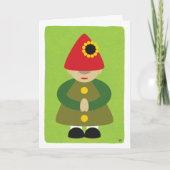 Grün auf der grünen Blankkarte Karte (Vorderseite)