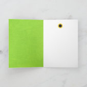 Grün auf der grünen Blankkarte Karte (Innenseite)