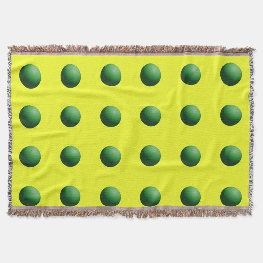 Grün auf Gelb Decke (Vorderseite)
