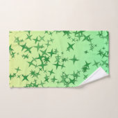 Grün auf Gelb- und Grünbadehandtücher-Set Badhandtuch Set (Handtuch)