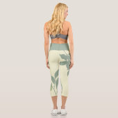 Grün auf Grün Capri Leggings (Rückseite)