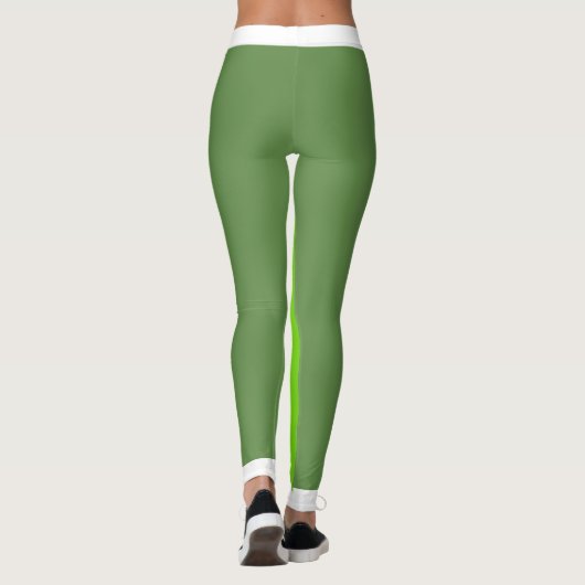 Grün auf Grün Leggings (Rückseite)
