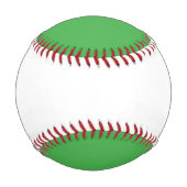 Grün auf grünem Baseball (Rückseite)
