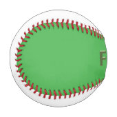 Grün auf grünem Baseball (Vorderseite Links)