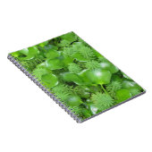 Grün auf grünem Notizbuch Notizblock (Rechte Seite)