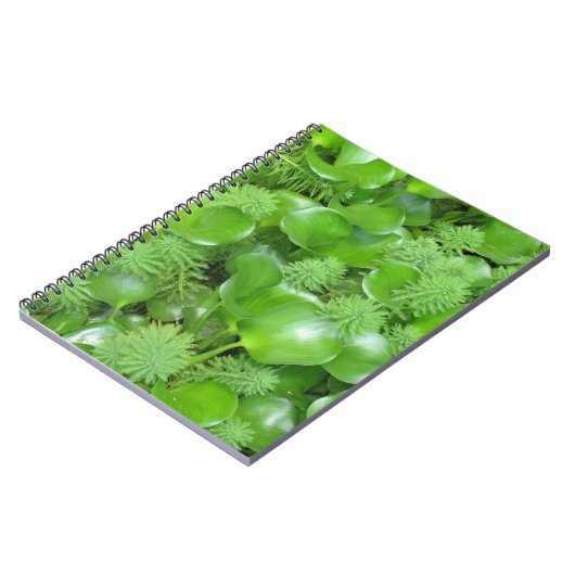 Grün auf grünem Notizbuch Notizblock (Linke Seite)