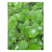 Grün auf grünem Notizbuch Notizblock (Vorderseite)