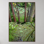 grün auf Wasser Poster (Vorne)