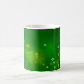 Grün Aurora ,Weihnachten Grüße. Kaffeetasse (Mittel)