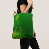 Grün Aurora ,Weihnachten Grüße. Tasche (Von Nahem)