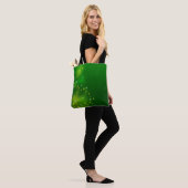 Grün Aurora ,Weihnachten Grüße. Tasche (Am Model)