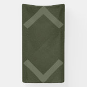 Grün-Banner für Zickzack Moos Banner (Vertikal)