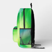 Grün Bedruckter Rucksack (Rechts)