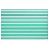 Grün, Beige und blaue, farbige Linienmuster Stoff (Yard (91,4 cm))