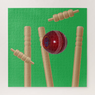 Grün beim Cricket ausgeschlagen, Puzzle