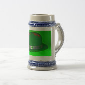 Grün Bierglas (VorderseiteRechts)