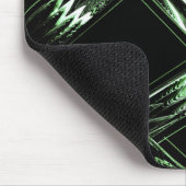Grün bis Schwarz Muster Mousepad (Ecke)