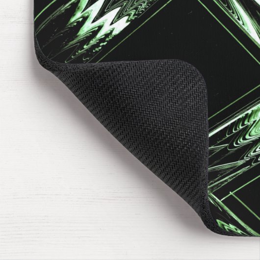 Grün bis Schwarz Muster Mousepad (Ecke)