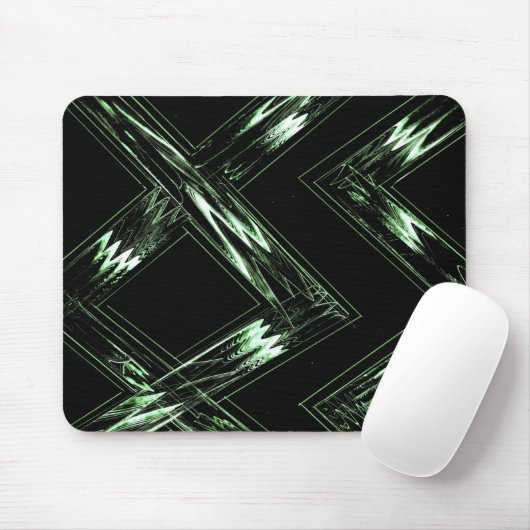 Grün bis Schwarz Muster Mousepad (Mit Mouse)
