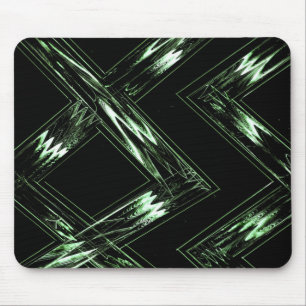 Grün bis Schwarz Muster Mousepad