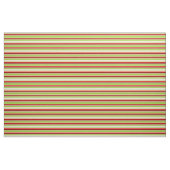 Grün, Bisken, Rot, Maroon & Tan Streifen Stoff (Fat Quarter (45,7 x 55,9 cm))