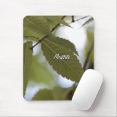Grün-Blatt Garten-Fotokultur Mousepad (Mit Mouse)