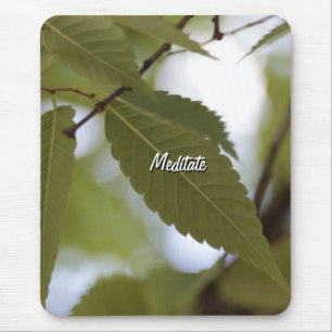 Grün-Blatt Garten-Fotokultur Mousepad