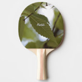 Grün-Blatt Garten-Fotokultur Tischtennis Schläger (Vorderseite)