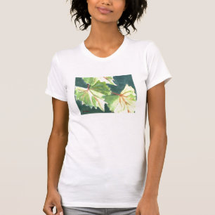 Grün-Blätter T-Shirt