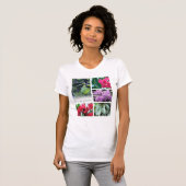Grün, Blätter und Blume T-Shirt (Vorne ganz)
