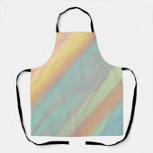 Grün Blau Aquarellmuster Schürze (Vorderseite)