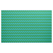 Grün Blau Chevron Zickzack-Design Stoff (Yard (91,4 cm))